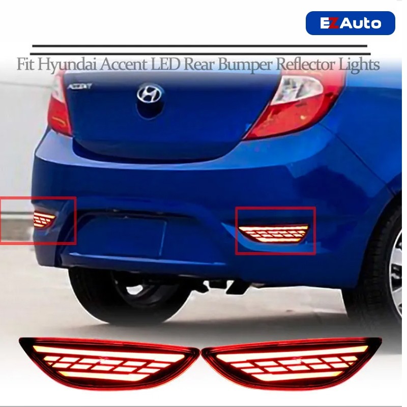 Hyundai Accent Rear Bumper Light/2013-2018 Year Model/4th Gen/Hatchback ...