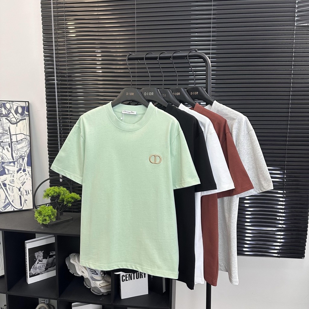 Street Style Men T Shirt 2026.2026Dior Men's and Women's Printed T Shirt Short Sleeve Top Short ...