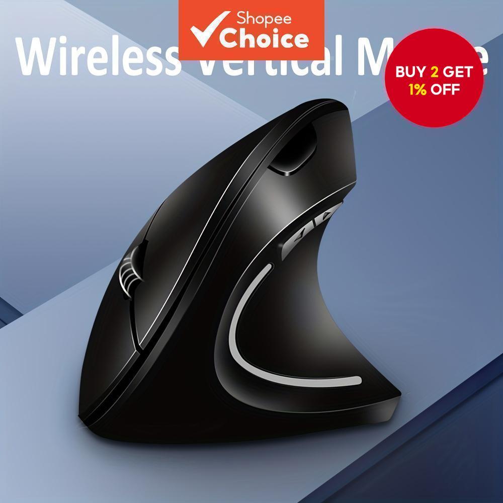 Bluetooth Mouse Wireless Vertical Mouse Ergonomic 2.4GHz Optical Mice 3 ...