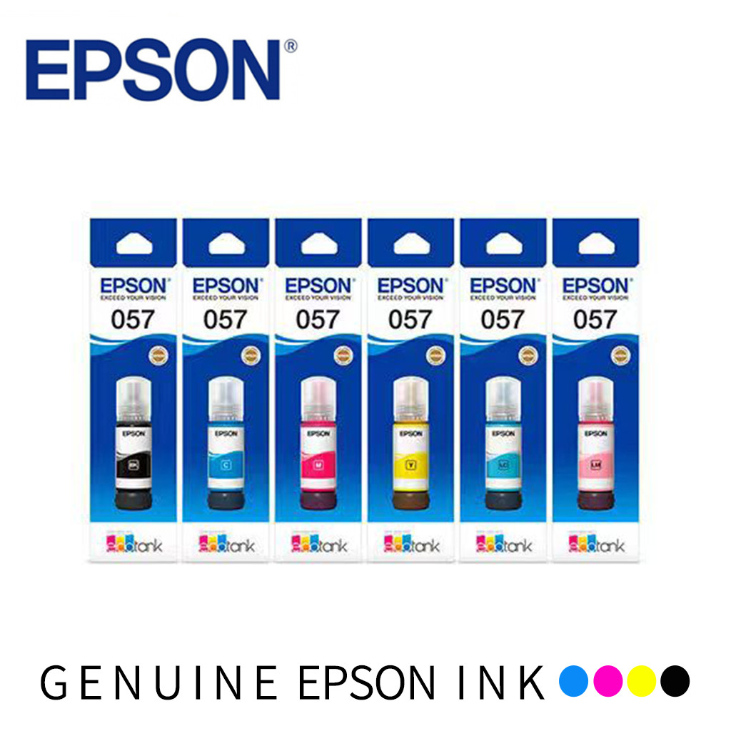 100% Original Epson 057 Inks Bottle Dye Ink 70ml Ink Toner Cartridges ...
