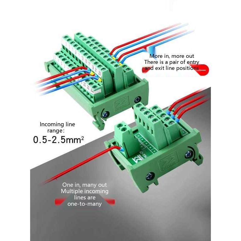 Chen Chuan Junction Box One In Two Multi Out Rail Mounted Block Power ...
