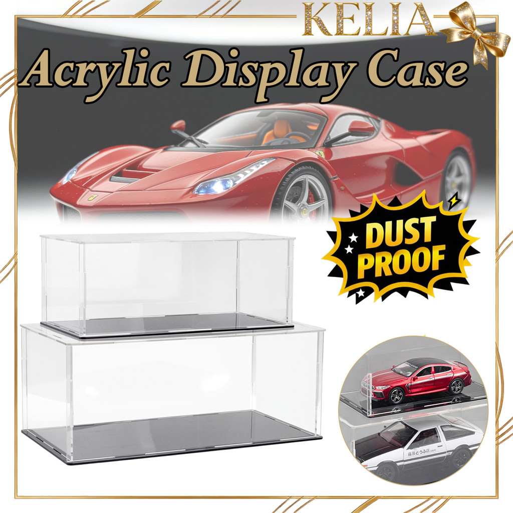 1:24 1:32 Diecast Car Display Case Acrylic Dust Proof Model Car Storage ...
