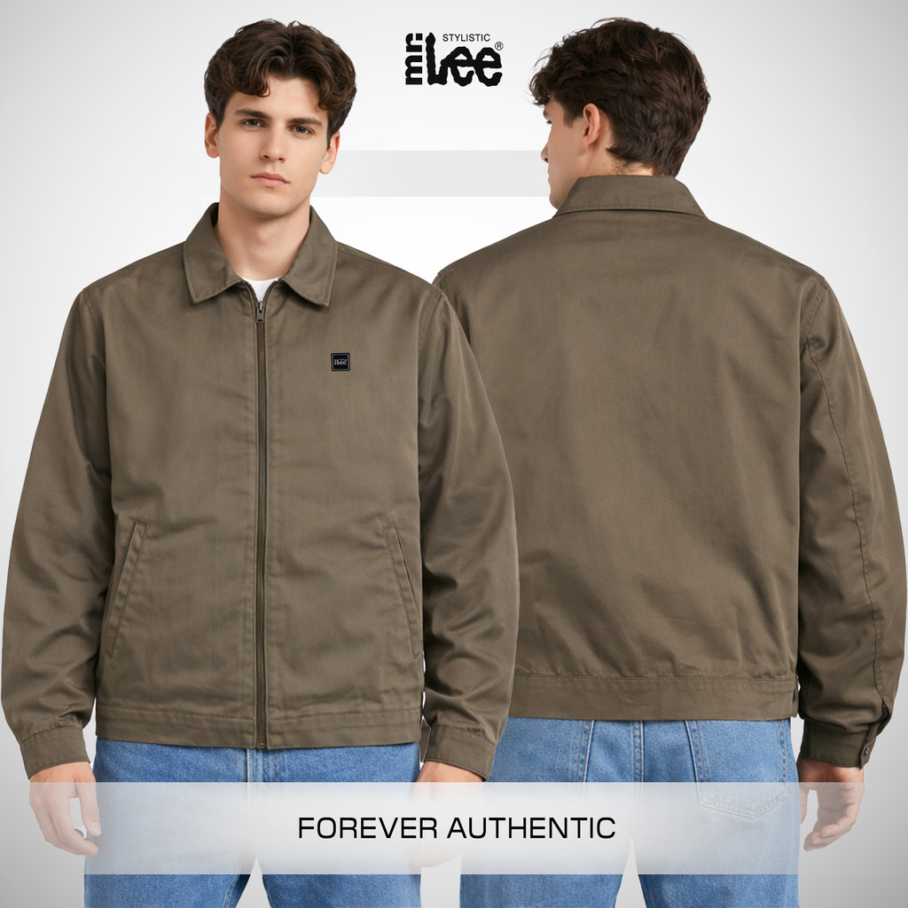 Stylistic Mr. Lee Men's Basic Jacket Regular Fit 189098 (Khaki ...