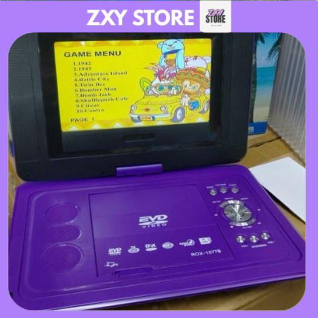 Portable EVD CD Player 15.8 inches TV Tuner FM radio AUX AV In/Out ...