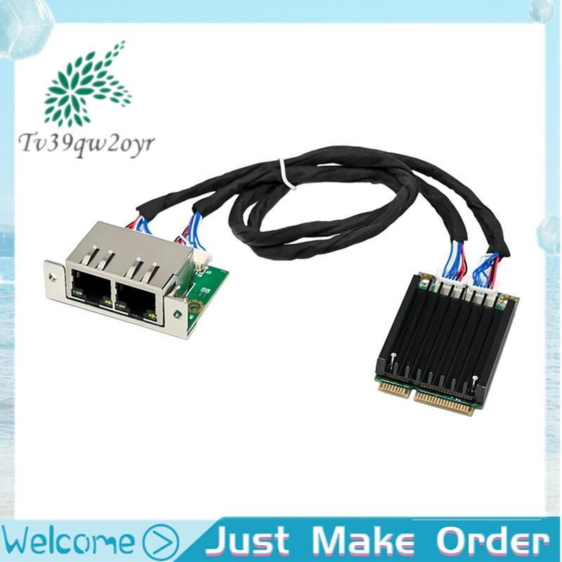 Dual RJ45 Gigabit Ethernet Adapter I210-T2 Mini PCIE to RJ45 Network ...