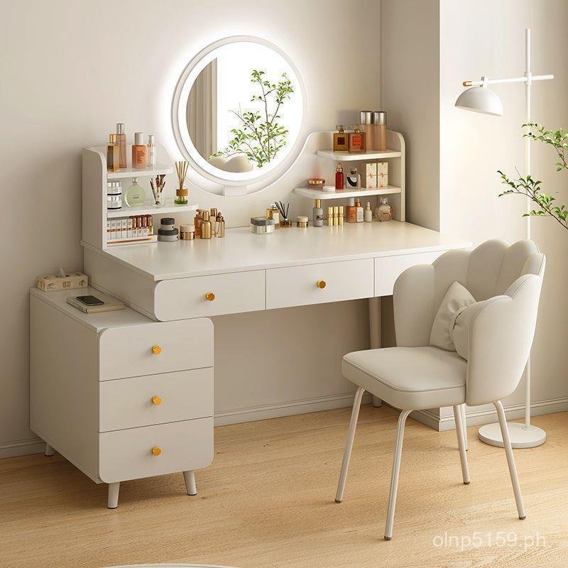 Simple Vertical Small Dressing Table for Rental House2025Simple Storage ...