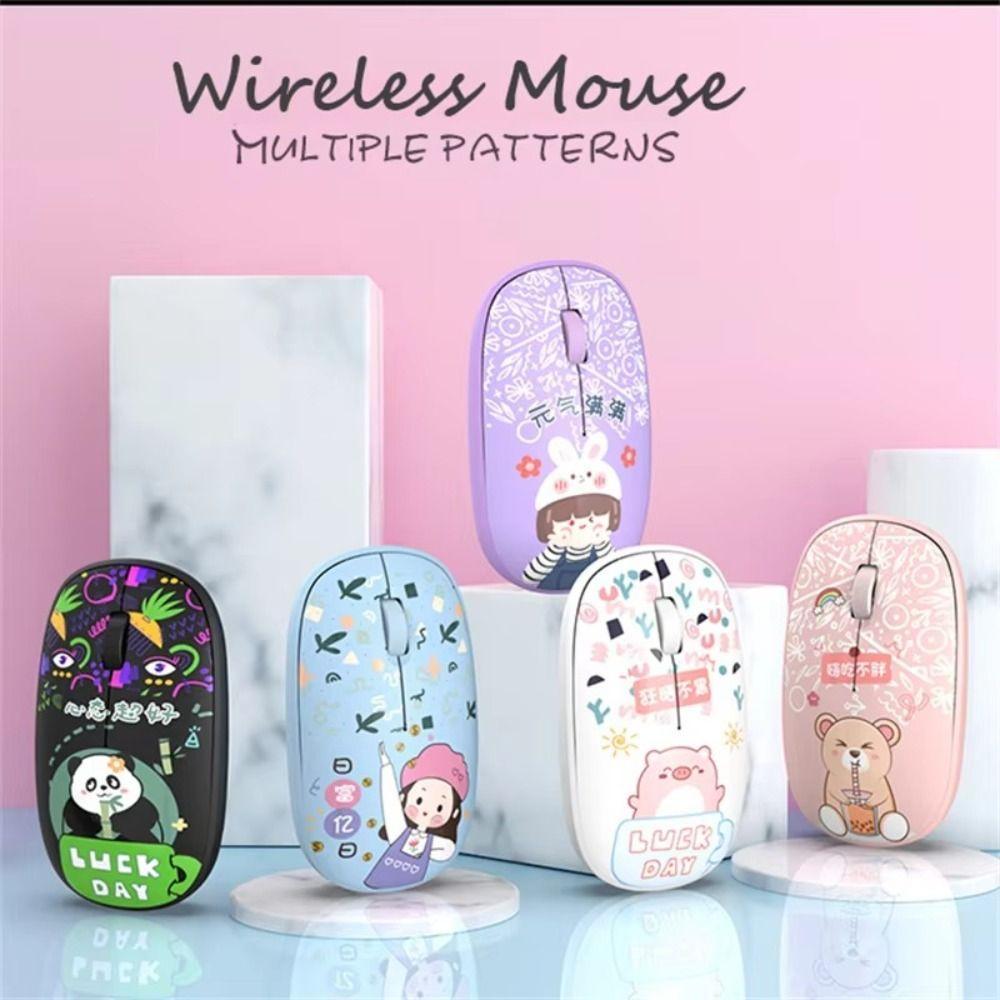 FLECI Wireless Mouse, 2.4Ghz Silent Bluetooth Mice, Mini Bluetooth 5.0 ...