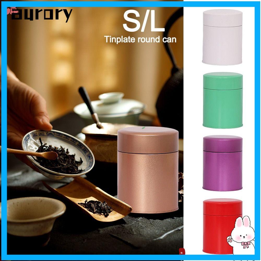 AURORY Tea Tin, Large Capacity Moisture-proof Tea Jar, Portable ...