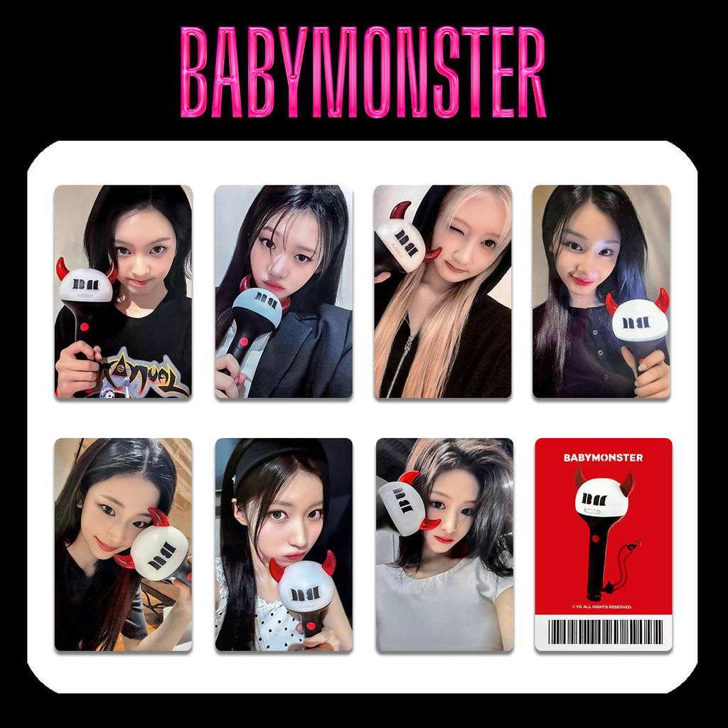 BABYMONSTER OFFICIAL LIGHT STICK＋トレカ3枚 ベイビーモンスター OFFICIAL LIGHT stick＋トレカ-trading card3枚