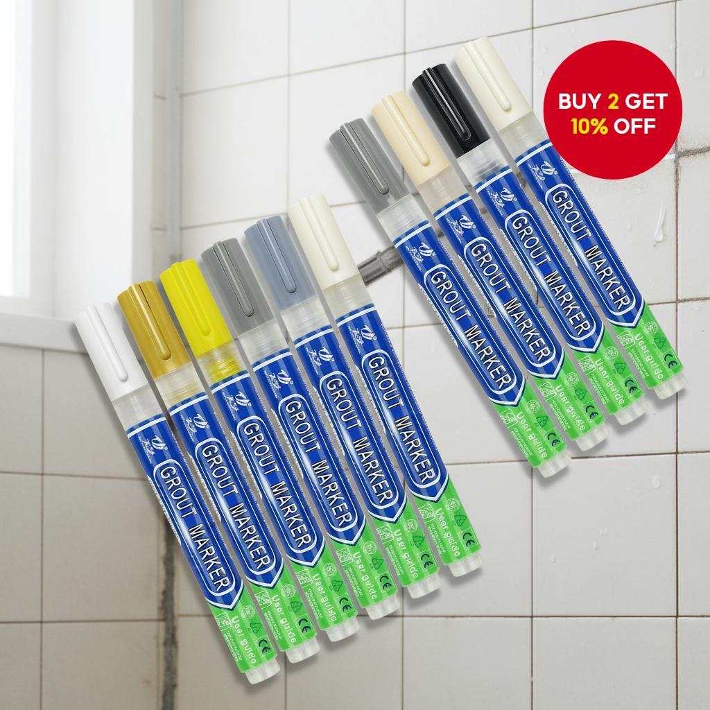 Tile Paint Marker Pen Waterproof for Grout Stain on Wall Floor Bathroom ...