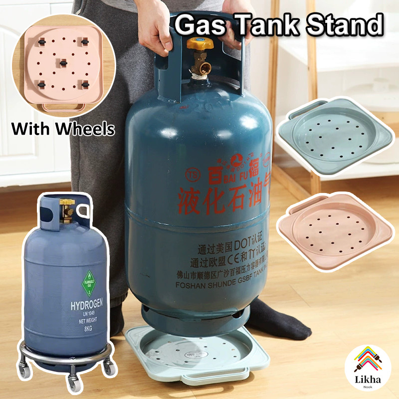 Universal Gas Tank Stand Thickened LPG Cylinder Movable Bracket with ...