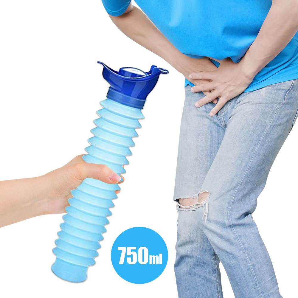 Foldable Outdoor Travel Urinal 750ml Portable Mini Toilet Potty ...