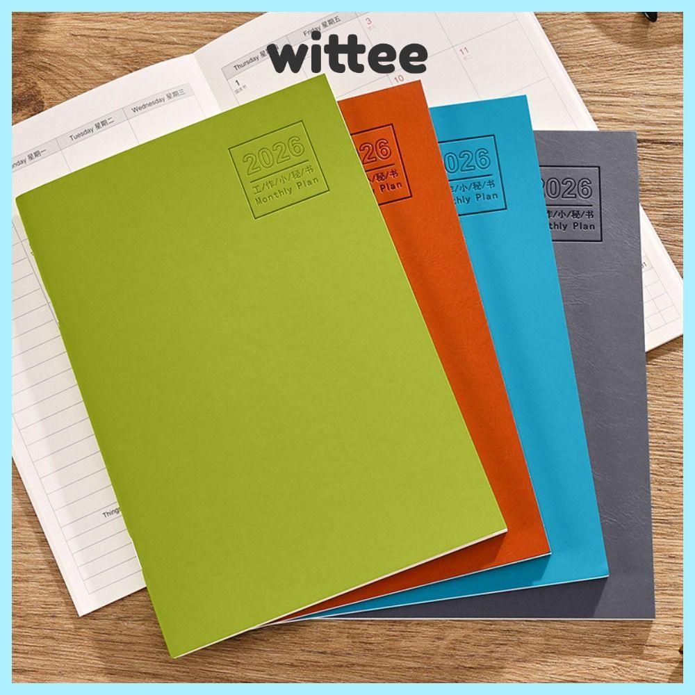 WITTEE 2026 Schedules Notebook, 24 Sheets Work Efficiency Planner ...