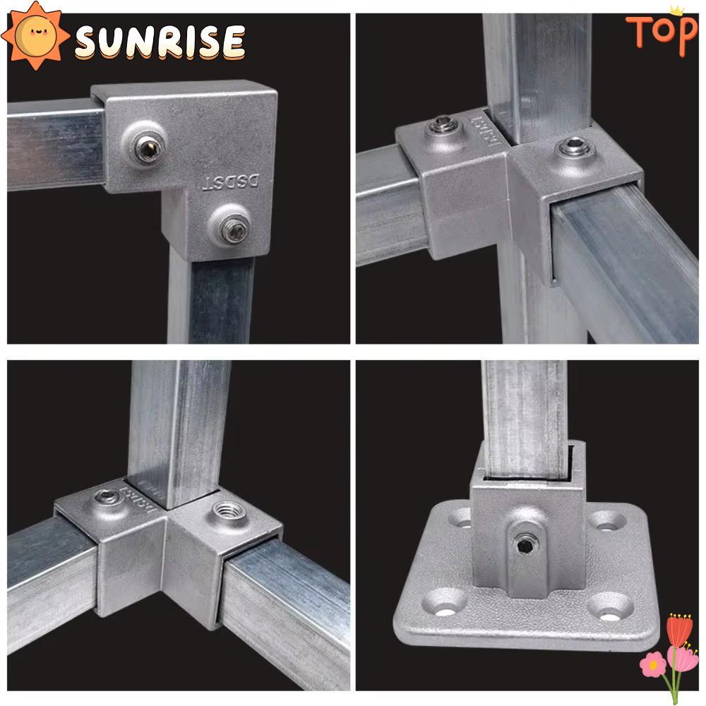 SUNRISE Square Tube, 20x20mm 25x25mm Aluminum Alloy Elbow, Rack ...