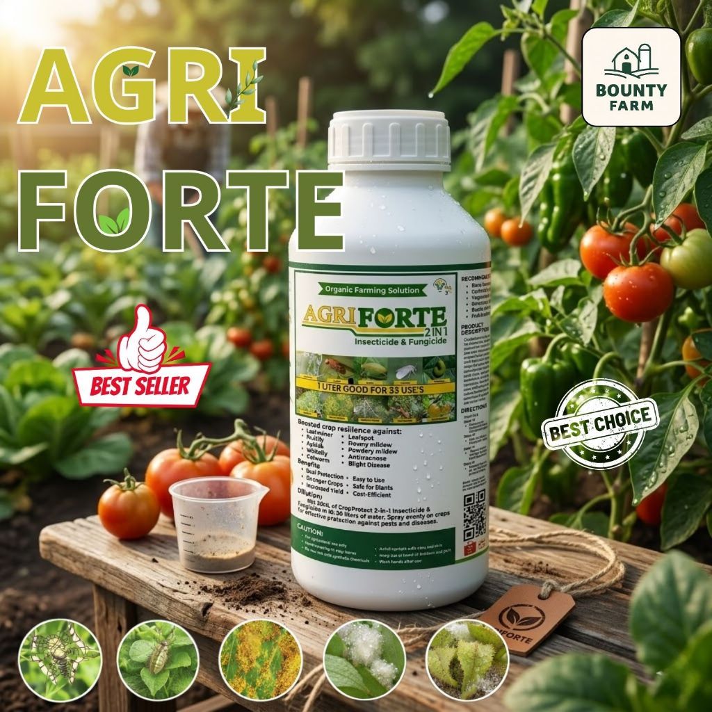 AgriForte 2 in 1 Insecticide & Fungicide 1000ml, Fast Acting Pest ...