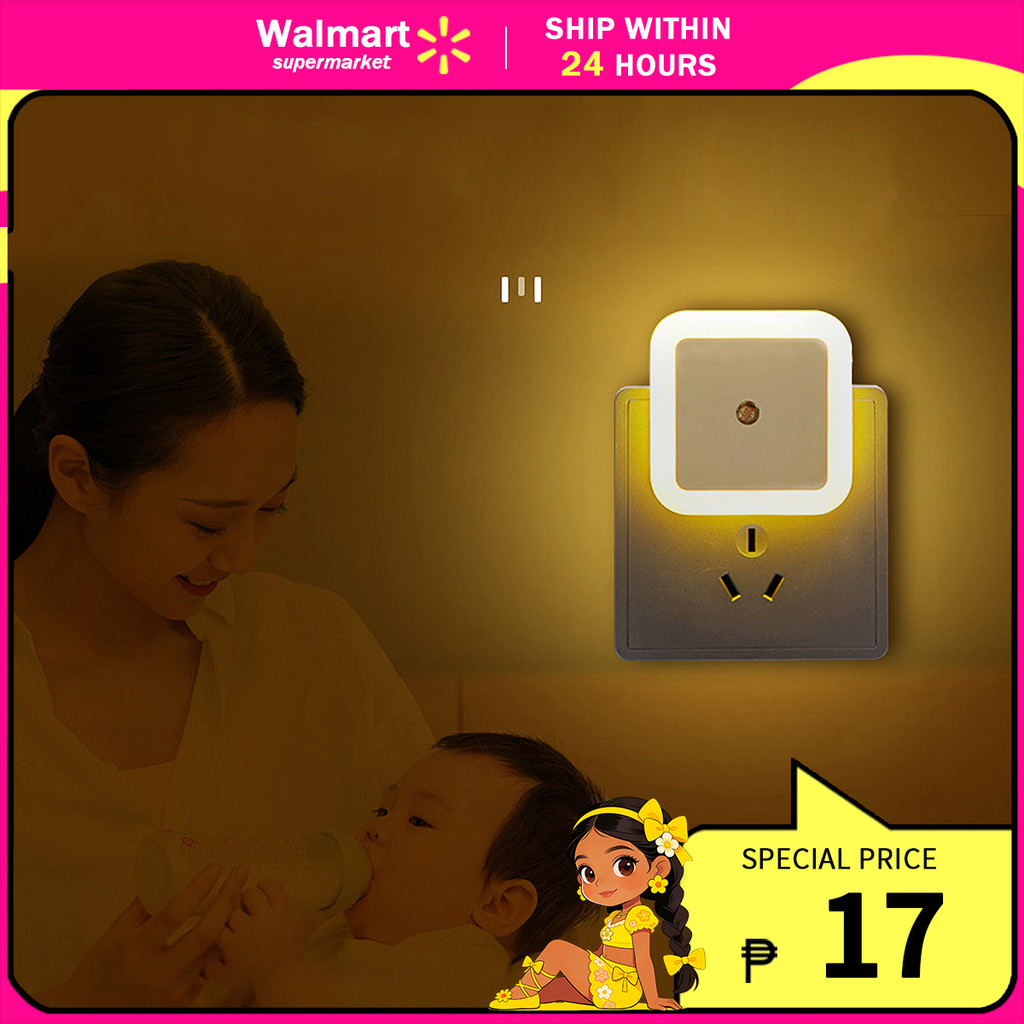 【Walmart】Smart LED Sensor Light Sleeping Night Light Lamp Cabinet Stair ...