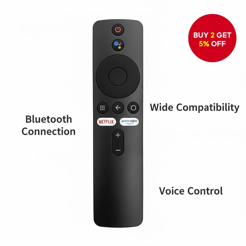 Xiaomi Replacement Remote Bluetooth Voice Control for Mi TV Stick Mi ...