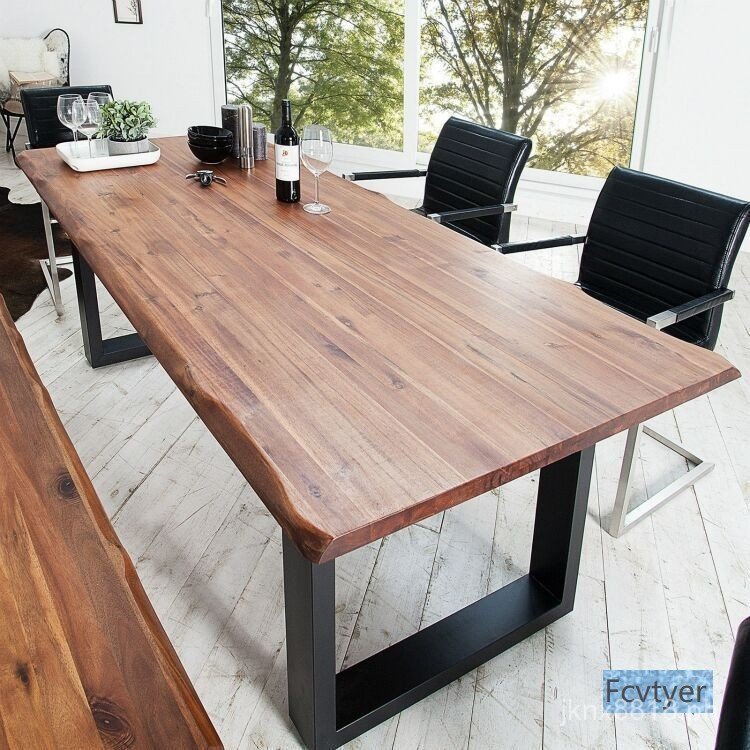 Conference Table Long Bang Table Long Strip Negotiation Solid Wood Work ...