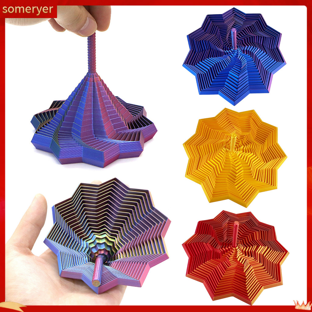 olimpidd| Fidget Star with Handle Fidget Star 3d Printed Expandable ...