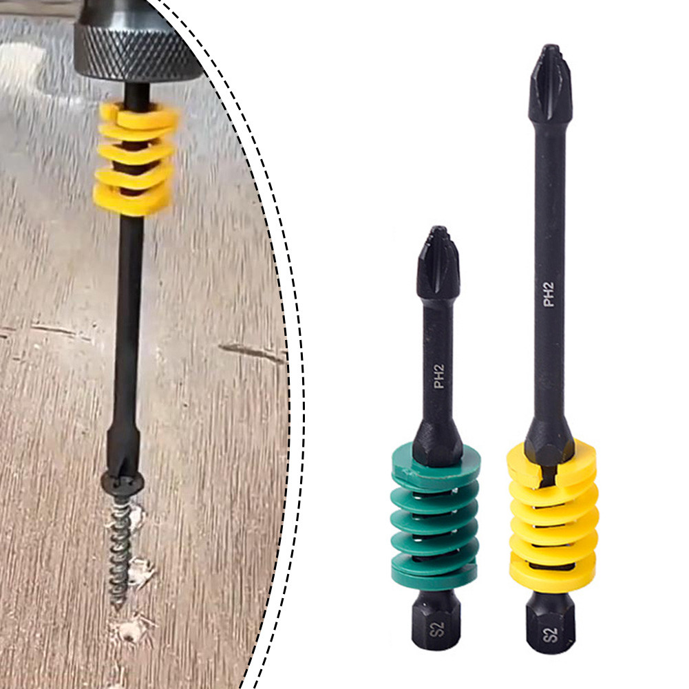 Magnetic Cross Screwdriver Bit Set for Impact Drivers with Spring ...