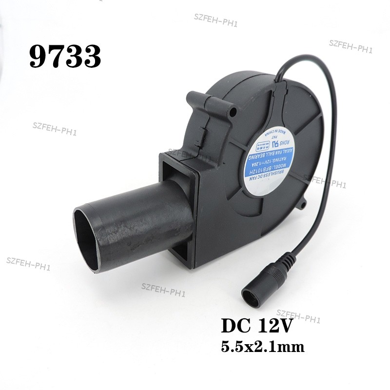 9733 Turbo Centrifugal Fan Blower 12V 97*97*33mm DC cooling Brushless ...