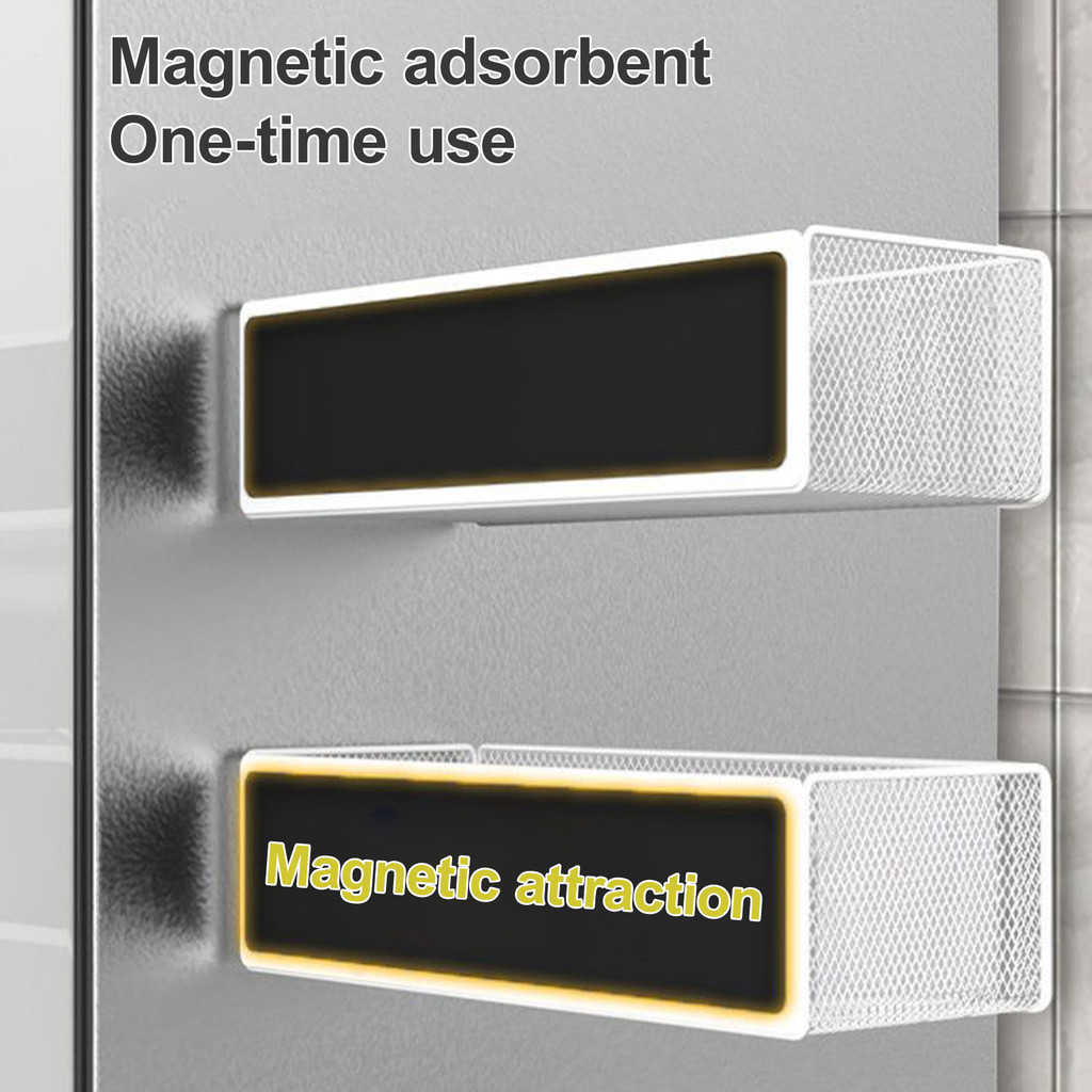 Magnetic Installation Free Storage Rack Strong Magnetic Refrigerator ...