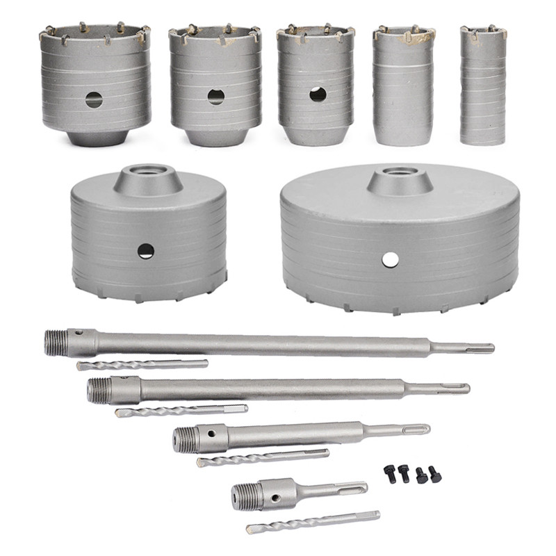 KATUR 60mm SDS Plus Hole Saw Cutter – Carbide Tipped Wall Drill Bit For Concrete, Brick, Cement, And Stone