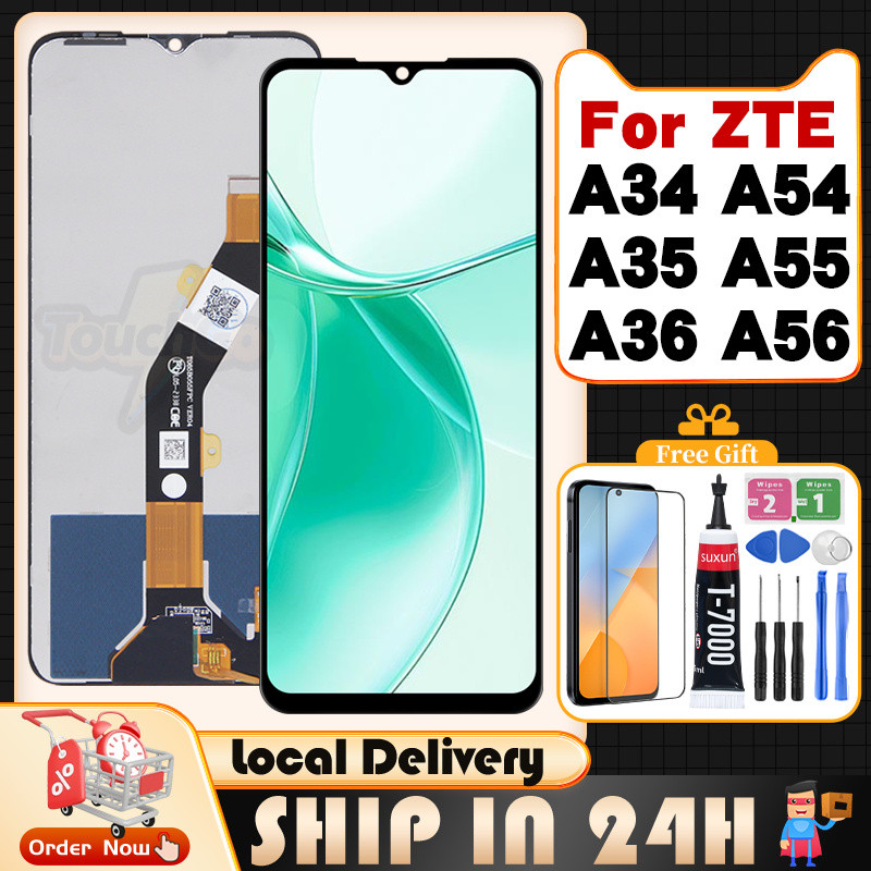 For ZTE Blade A34 A35 A35E A36 A54 A55 A56 LCD Display Screen ...