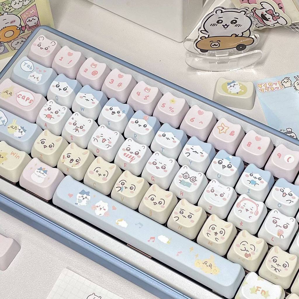 [Kawaii] Keycap MAO Height PBT Sublimation Cute chikawa Usachi ...