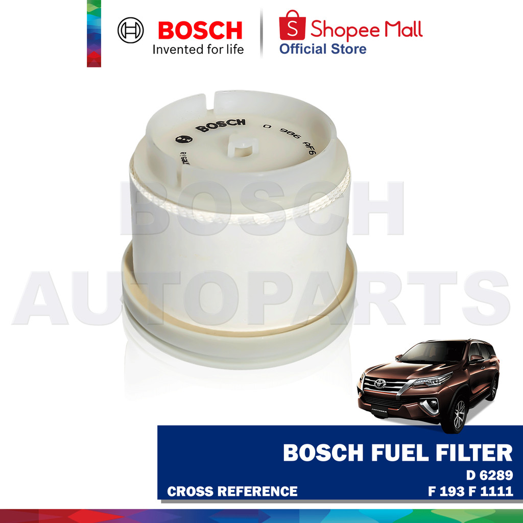Bosch Fuel Filter for Toyota Fortuner Diesel 2004 to 2016 | Shopee ...