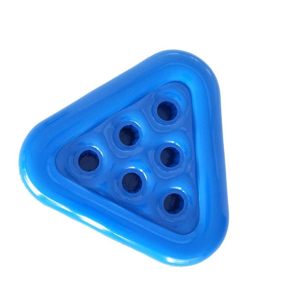 HUBERT Inflatable Triangle Cup Holder, PVC Interactive Float Beer ...