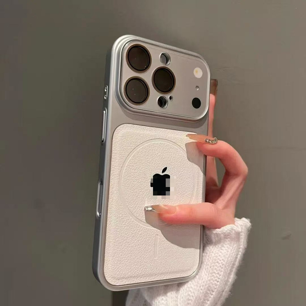 [Immediately Change to 17] logo Lychee Pattern Lens Case Compatible for ...