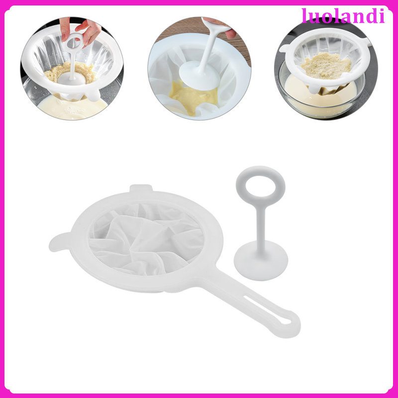 1 Set Ultra Pinong Mesh Strainer Filter na may Pang-pindot na Talahib ...