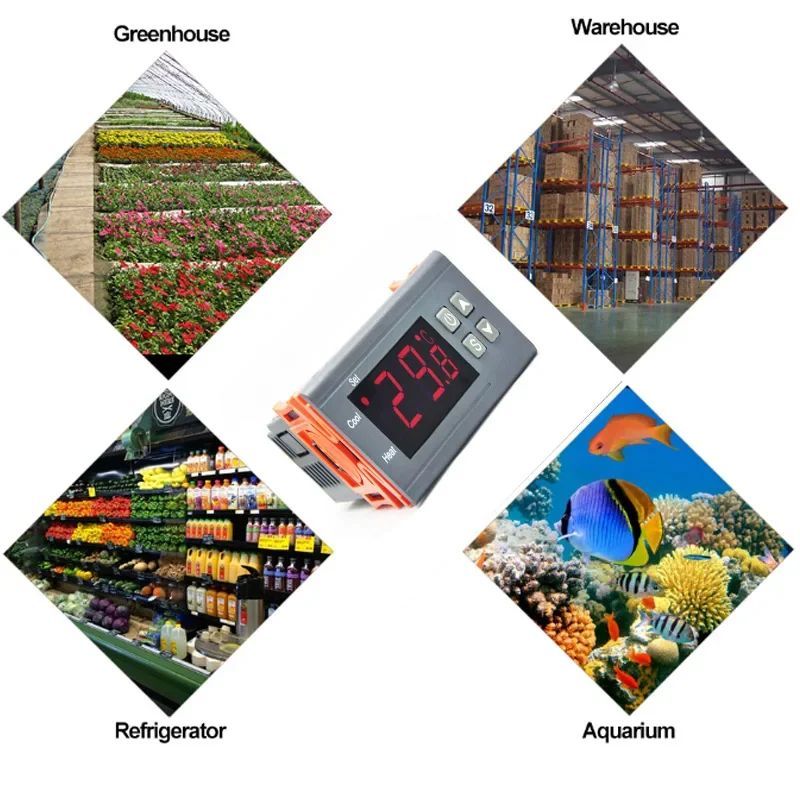 STC-1000+ Upgrade 230V10A Cool Heat Brooding Hatching Regulator Digital ...