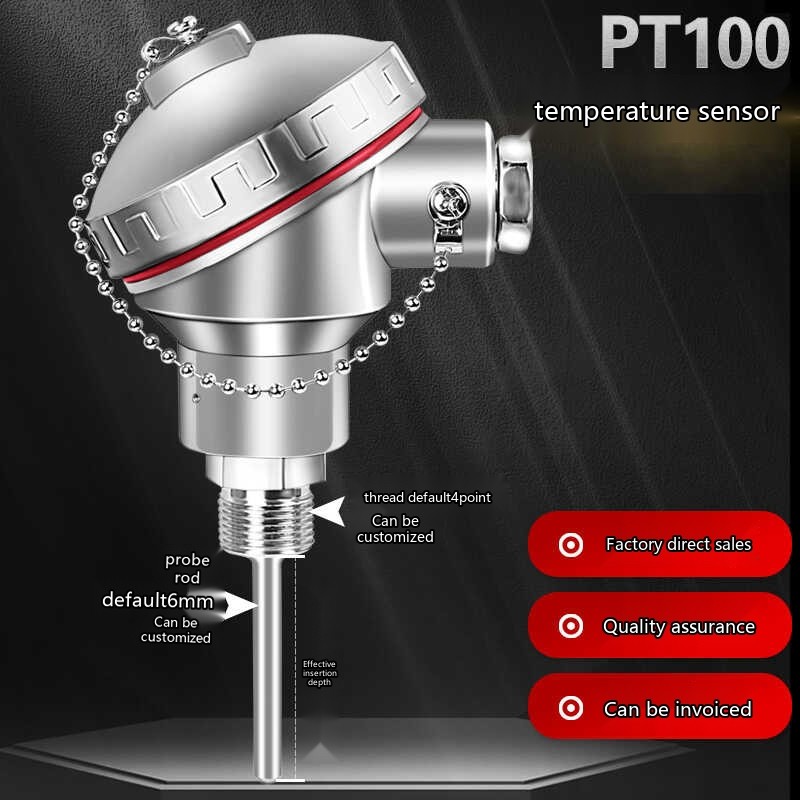 Jiumao thermocouple Pt 100 sensor K-type armored platinum thermistor ...