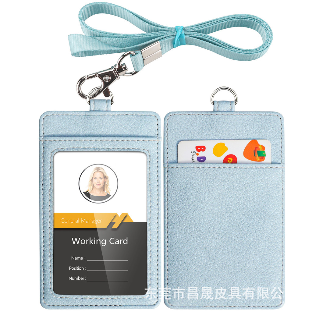 Card Holder Candy Color Work Card ID Card Holder Bus Card pu Campus ...
