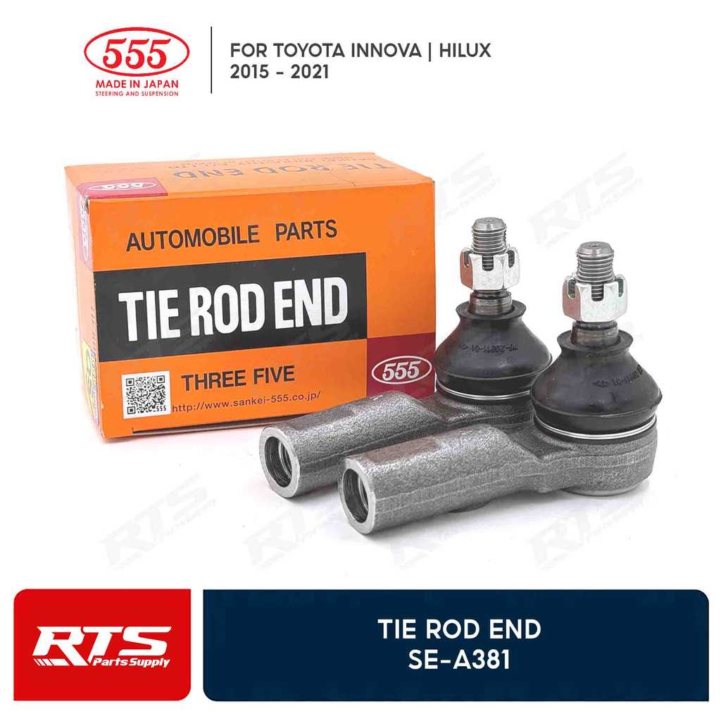 555 Tie Rod End for Toyota Innova | Hilux 2015 - 2021 SE-A381 (1 SET ...