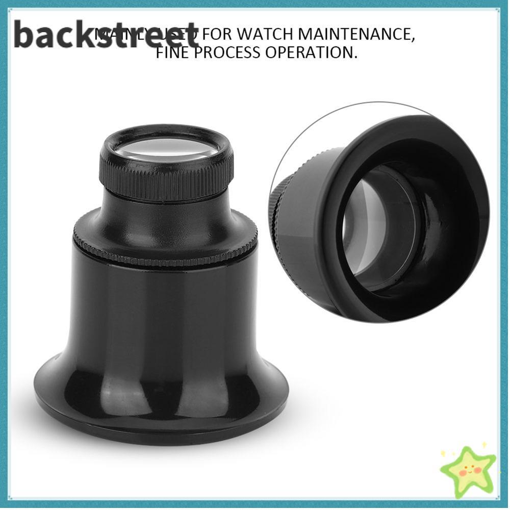 BACKSTREETYF Eye Magnifier Loupe, Black Color Plastic Shell Magnifying ...