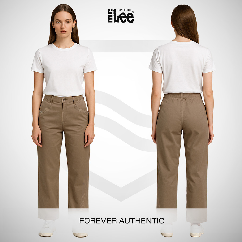 Stylistic Mr. Lee Ladies Basic Non-Denim Colored Pants 196752-U (Mocha ...
