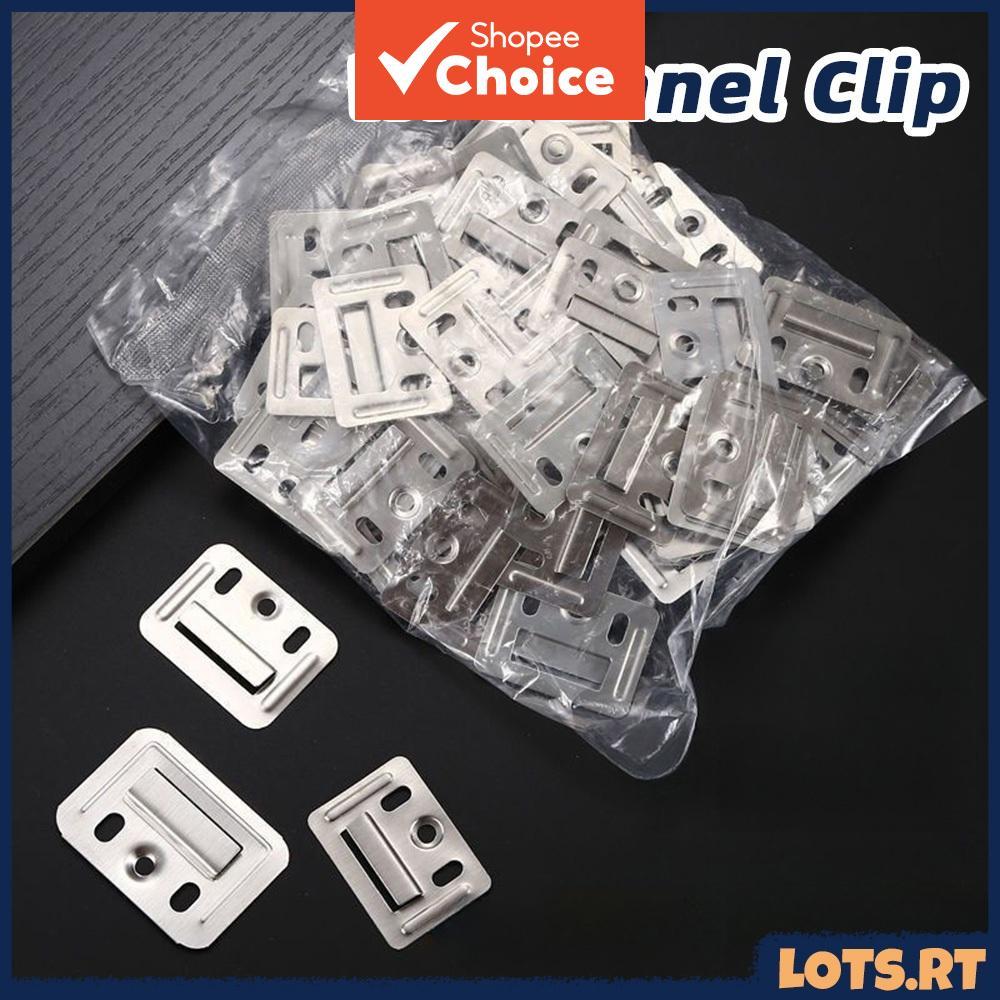 New 100Pcs WPC Wall Panel Metal Clips, PVC Cladding Mounting Clips Set ...