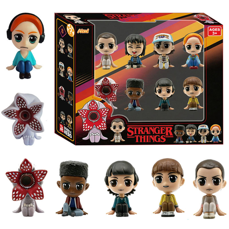 Stranger Things Action Figure Demogorgon Dustin Barb Steve Eleven Model ...