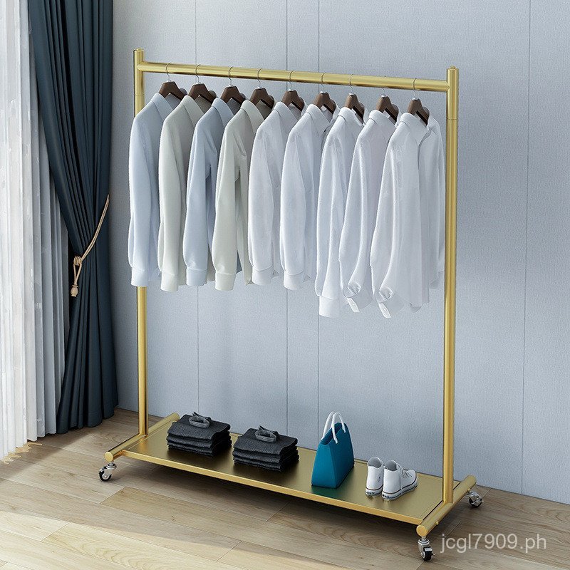 Clothing Display Rack with Wheels, Special Floor-standing Clothes Rack ...