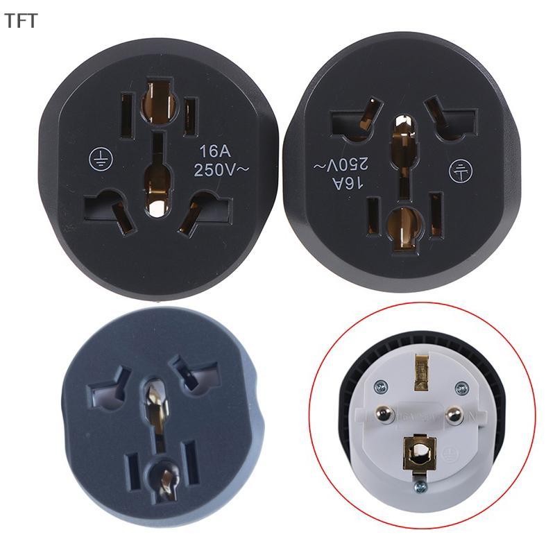 16A Universal EU Travel Adapter Euro Converter UK US AU to EU AC Socket ...
