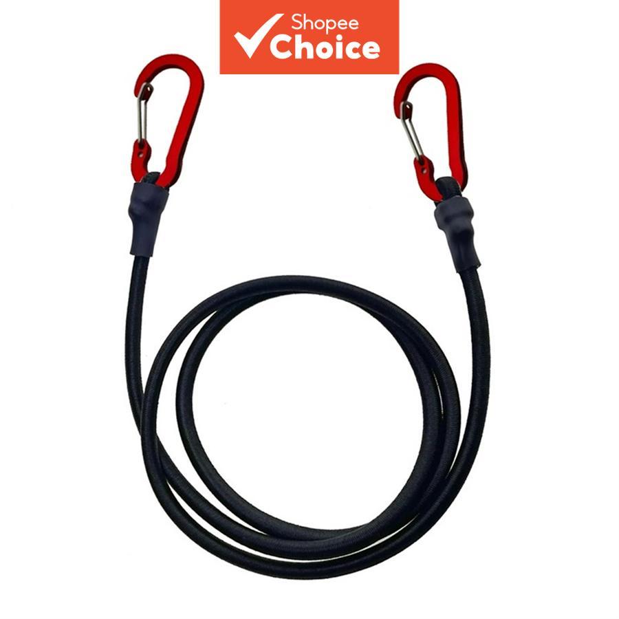 Heavy Duty Bungee Cord Elastic Tie Strap String Carabiner Hooks Kayak ...