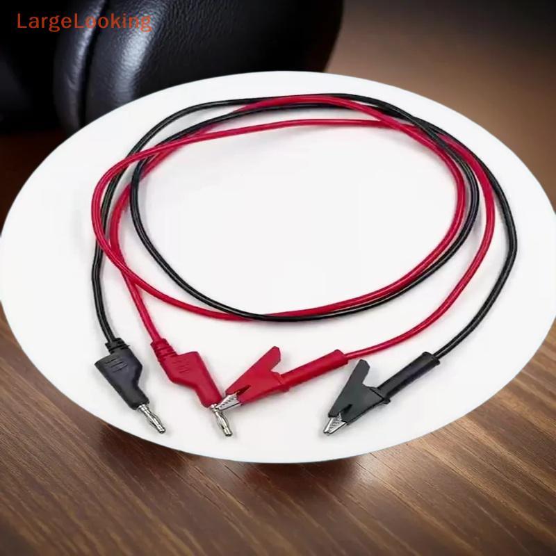 [LargeLooking] 1/2Pcs Double End Test Lead Wire Line Electrical Voltage ...