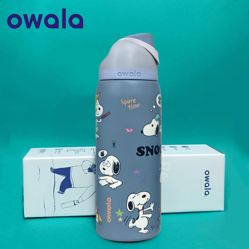 Owala FreeSip x Snoopy Edition 24oz 32oz Stainless Steel Tumbler