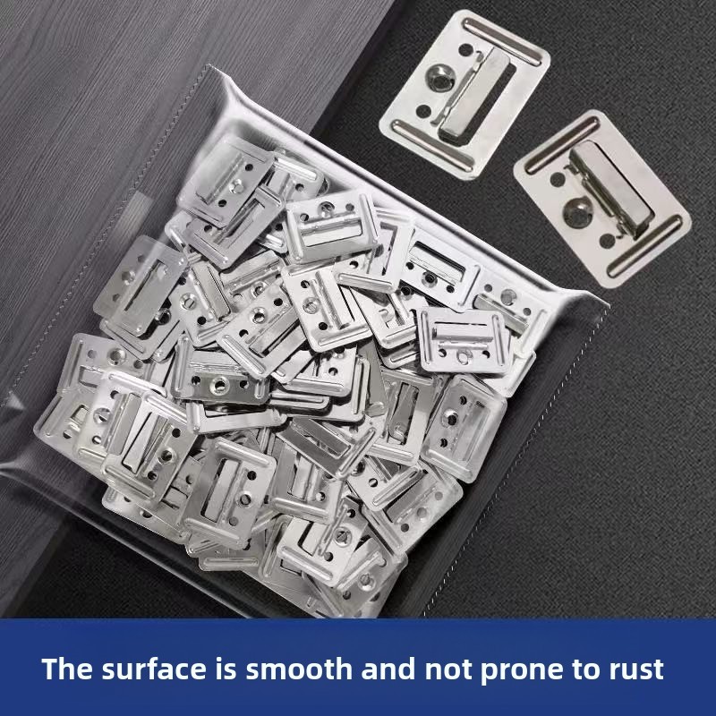 WPC/PVC Metal Groove Panel Clips for Wall/Ceiling, Wall Mount Clip ...