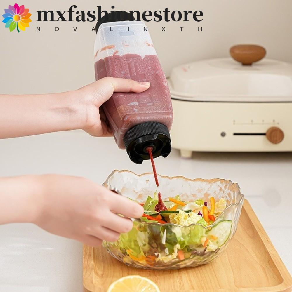 MXFASHIONE Squeeze Sauce Bottle, Double Head Large Capacity Condiment ...