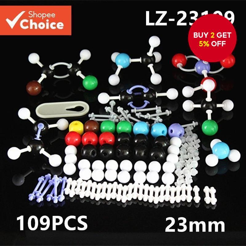 Molecular Model Kit 109PCS, 23mm Organic Chemistry Structure Set for ...