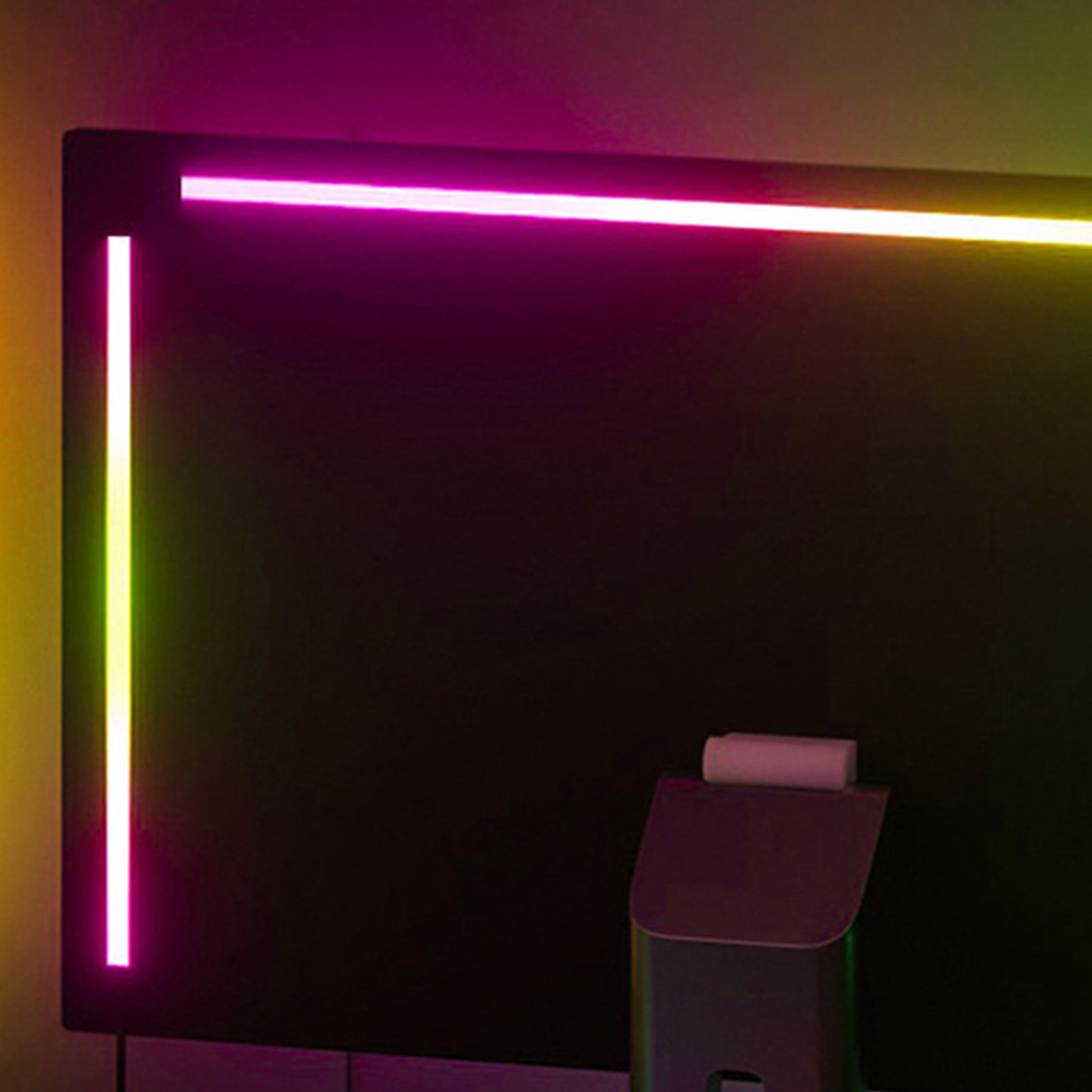ღ Gaming RGB Sync Light Strip USB-Powered Monitor Backlight Strip for ...